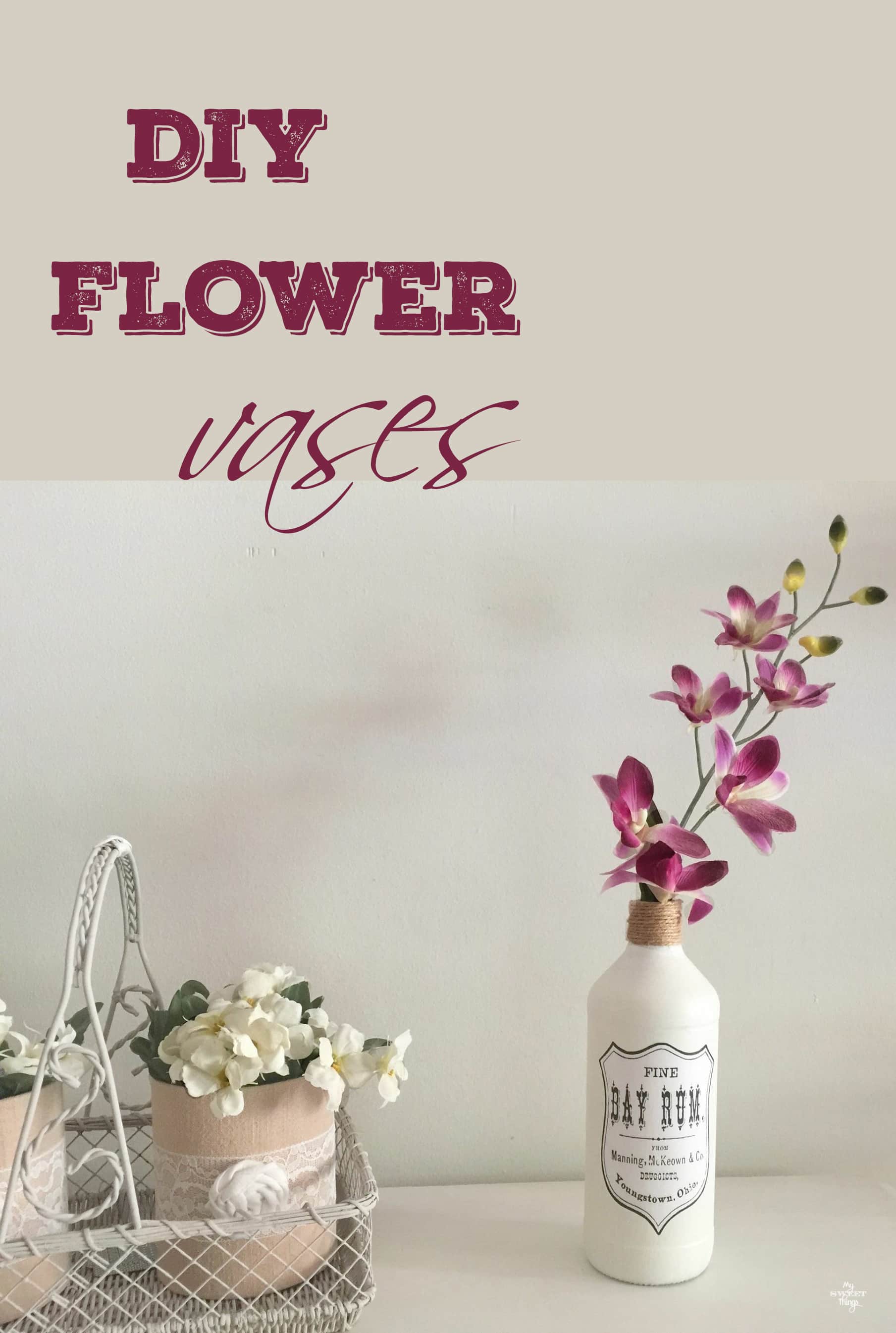 DIY Flower Vases