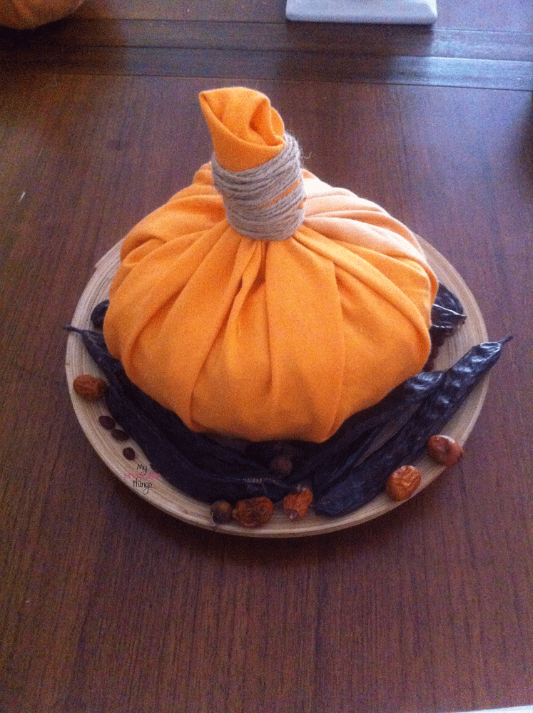 Easy DIY Fabric Pumpkin