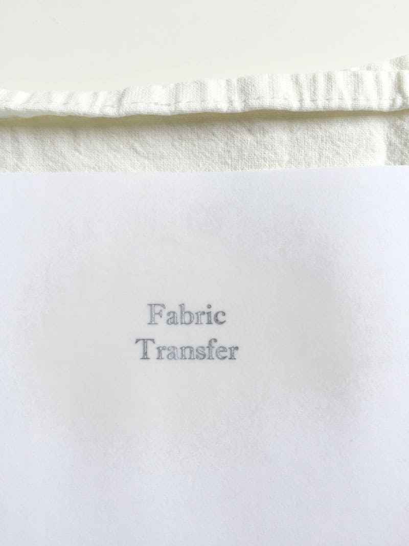 How to transfer on fabric in less than 5 minutes