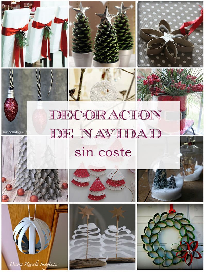Christmas decor at no cost - Via www.sweethings.net