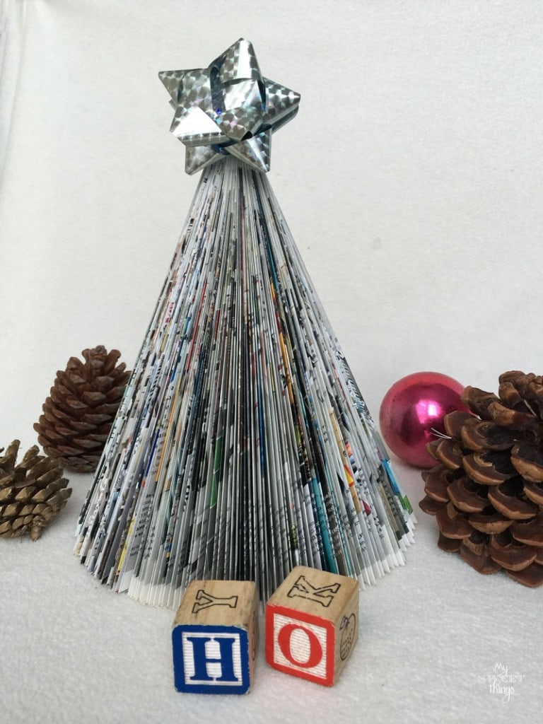 DIY Magazine Christmas Tree • My Sweet Things