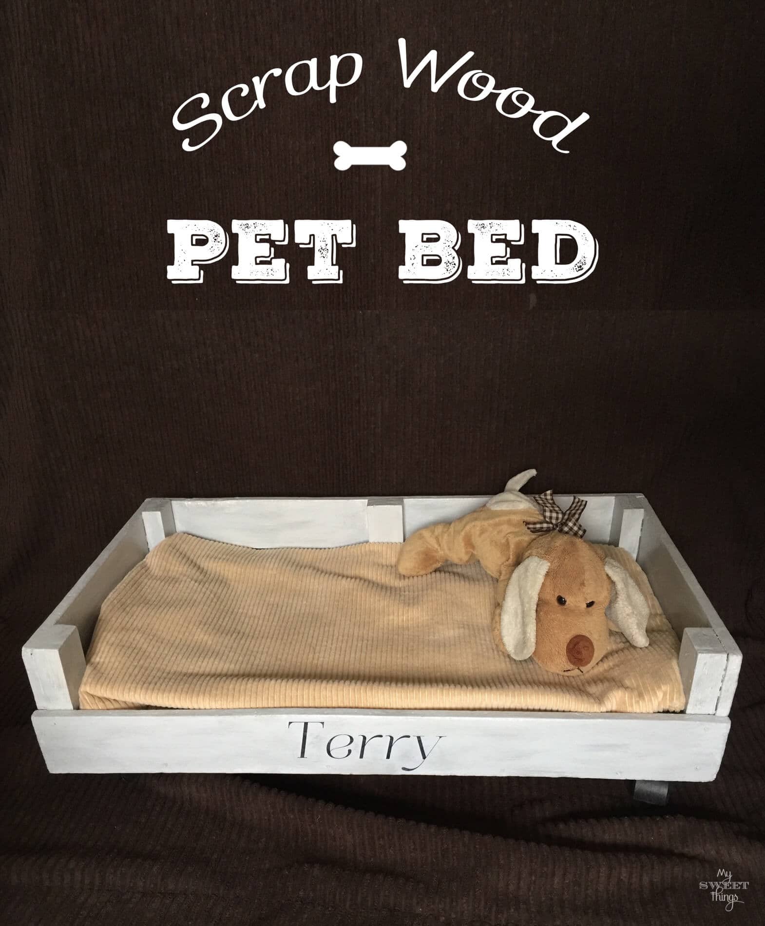 How to make a pet bed out of scrap wood
