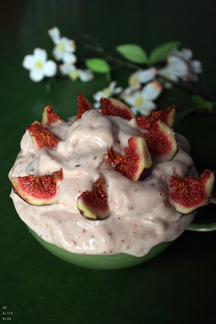 Fluffy Fig Ice Cream - Mary's Feature at Sweet Inspiration Link Party