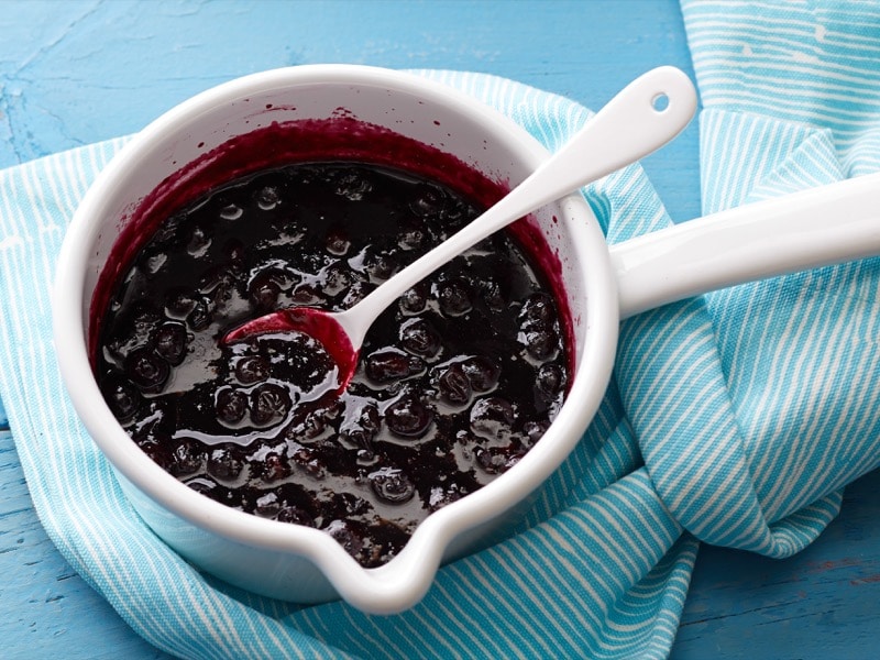 Healthy delightful desserts · Blueberry Compote