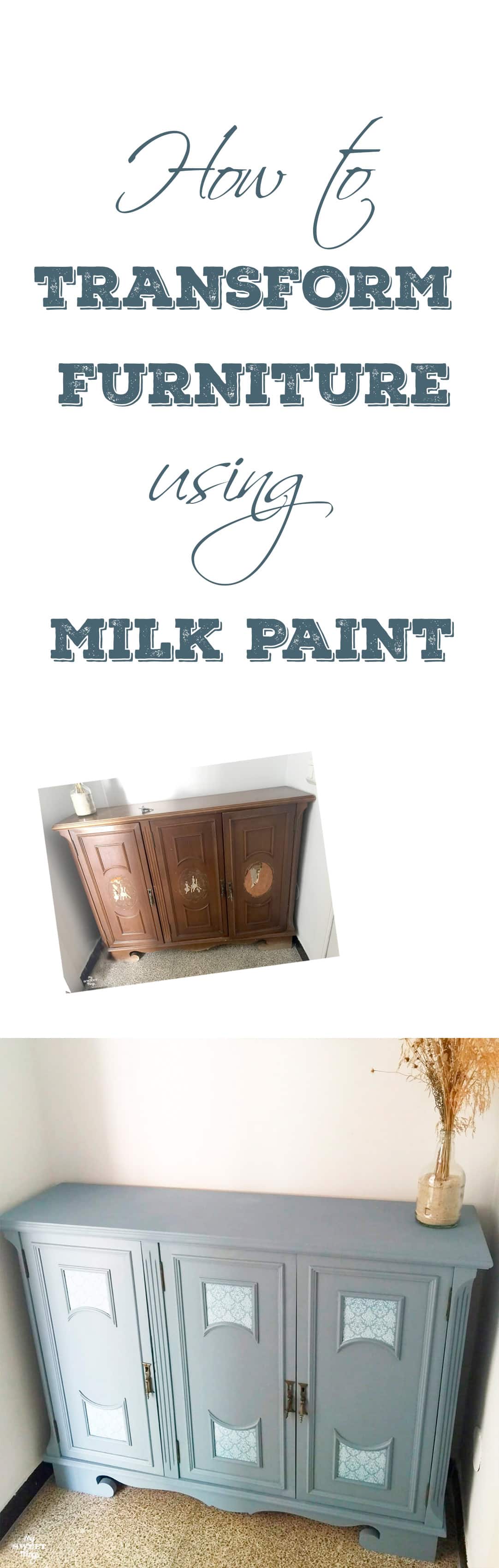 How to transform furniture easily with old fashioned milk paint · My Sweet Things