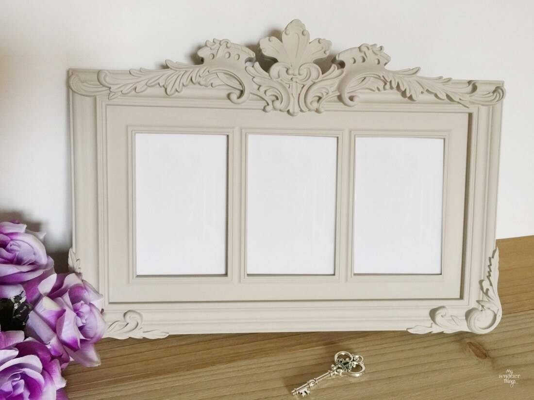 How to update a plastic picture frame with some paint · Via sweethings.net