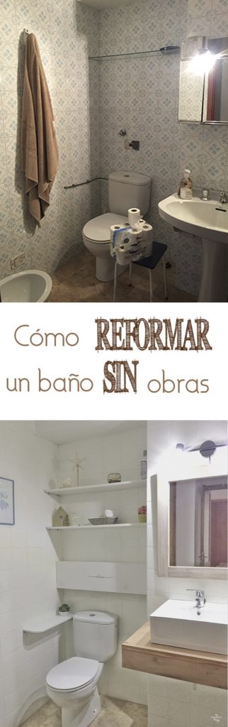 Como transformar y renovar un baño sin obras · Via www.sweethings.net