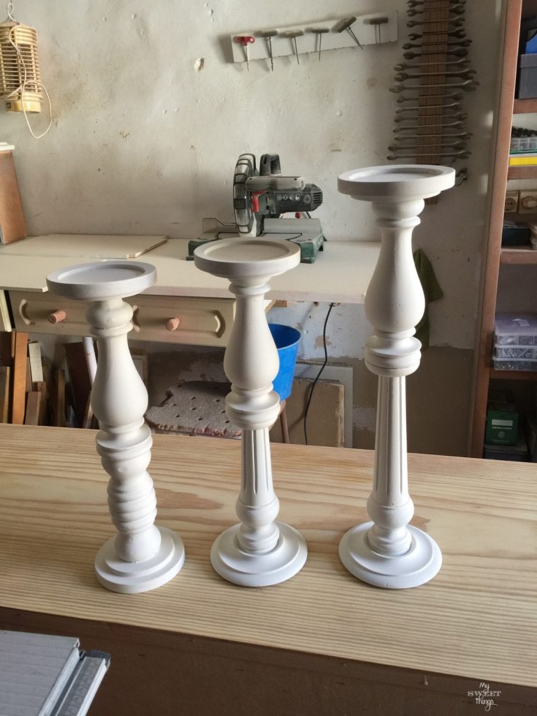 Candle Holders DIY {Made With Bits and Pieces} • My Sweet Things