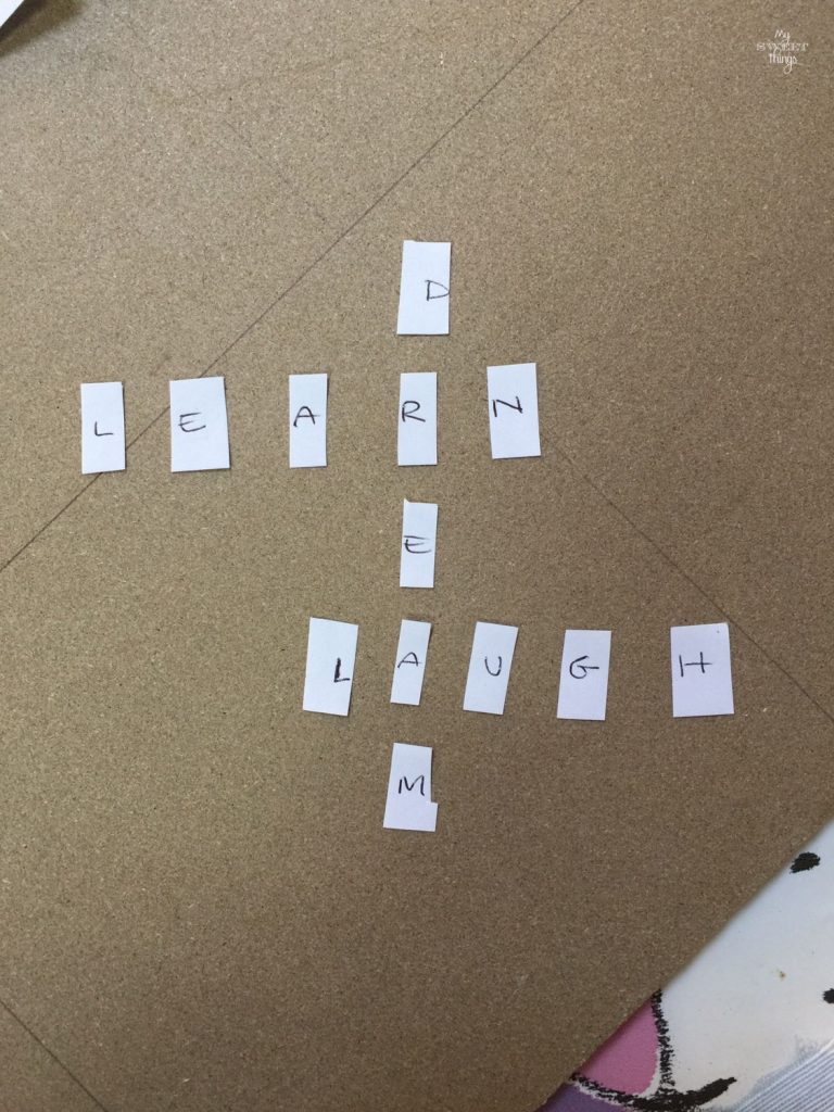 How to make a DIY Scrabble Wall Art • My Sweet Things