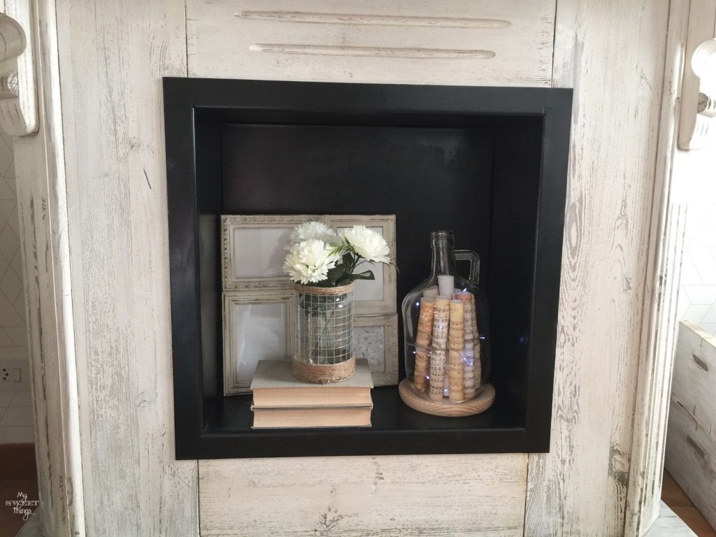 Cómo renovar una chimenea decorativa de madera • My Sweet Things