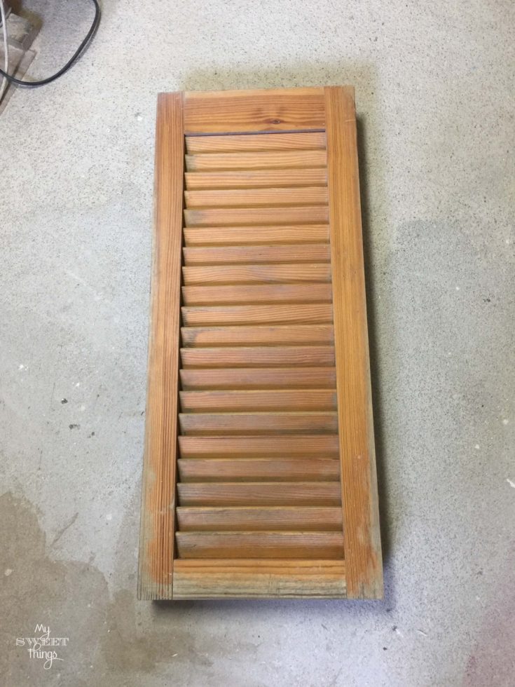 Outdoor Bar Made Out of Shutters • My Sweet Things