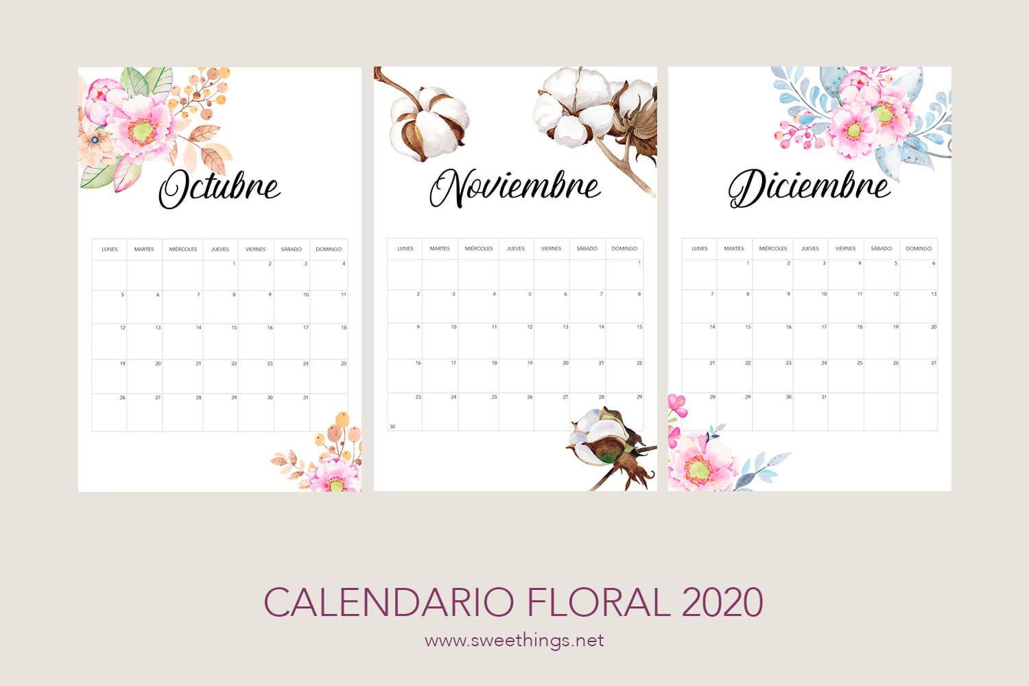 2020 Calendar Design Ready To Print Premium Vector