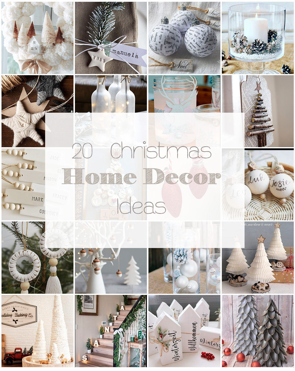 20 Christmas Decor Ideas For the Home • My Sweet Things