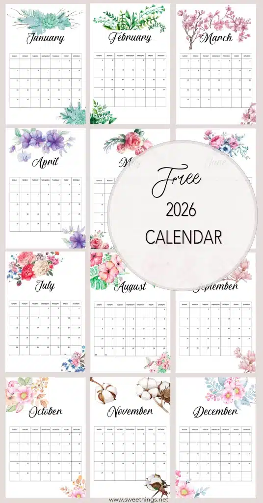 Free 2026 Calendar to Download